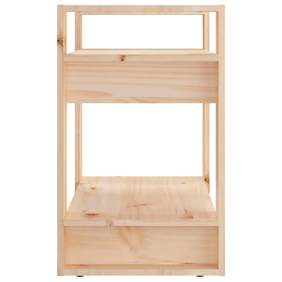 Bibliothèque/Séparateur de pièce 60x35x57 cm Pin massif - 4