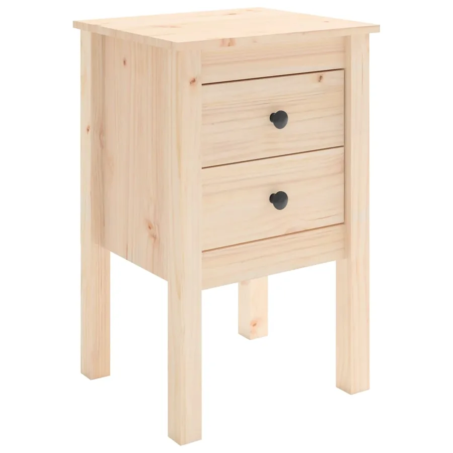 Table de chevet 40x35x61,5 cm Bois de pin massif - 2