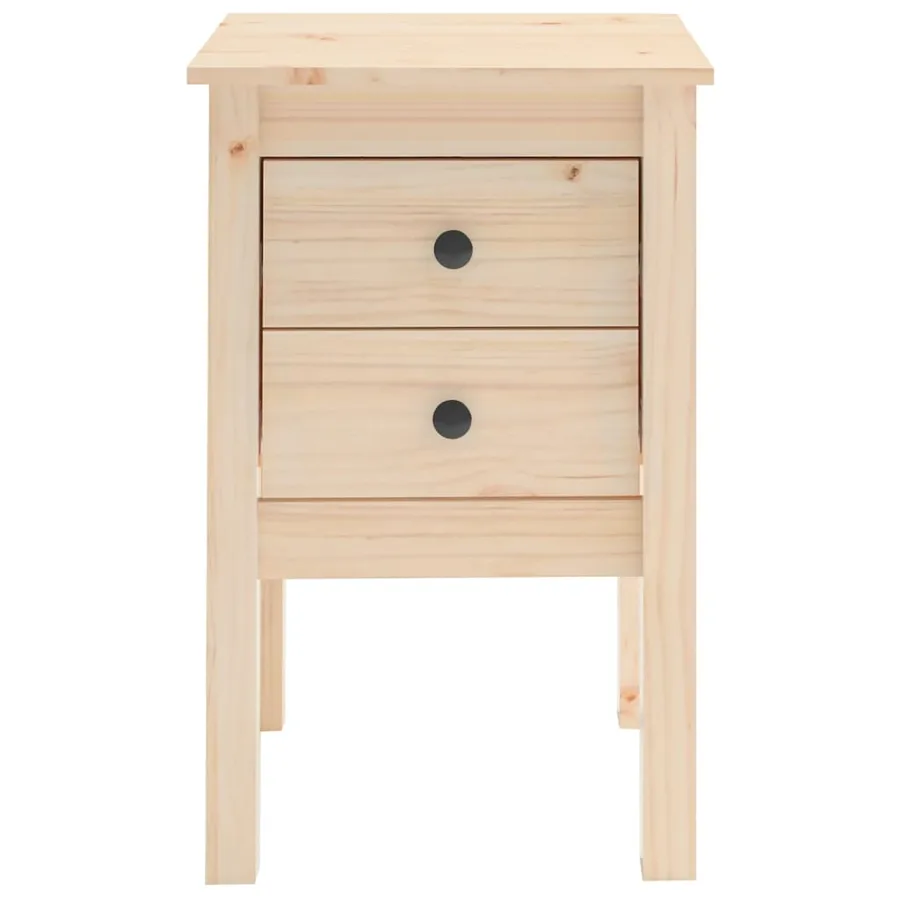 Table de chevet 40x35x61,5 cm Bois de pin massif - 5