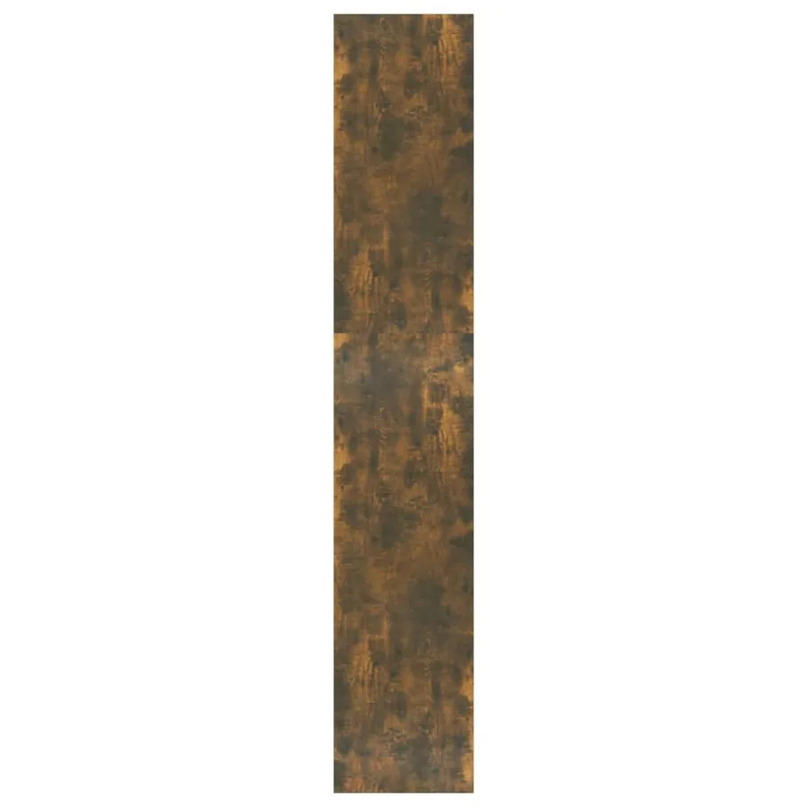 Bibliothèque/Séparateur de pièce Chêne fumé Bois d'ingénierie - 6