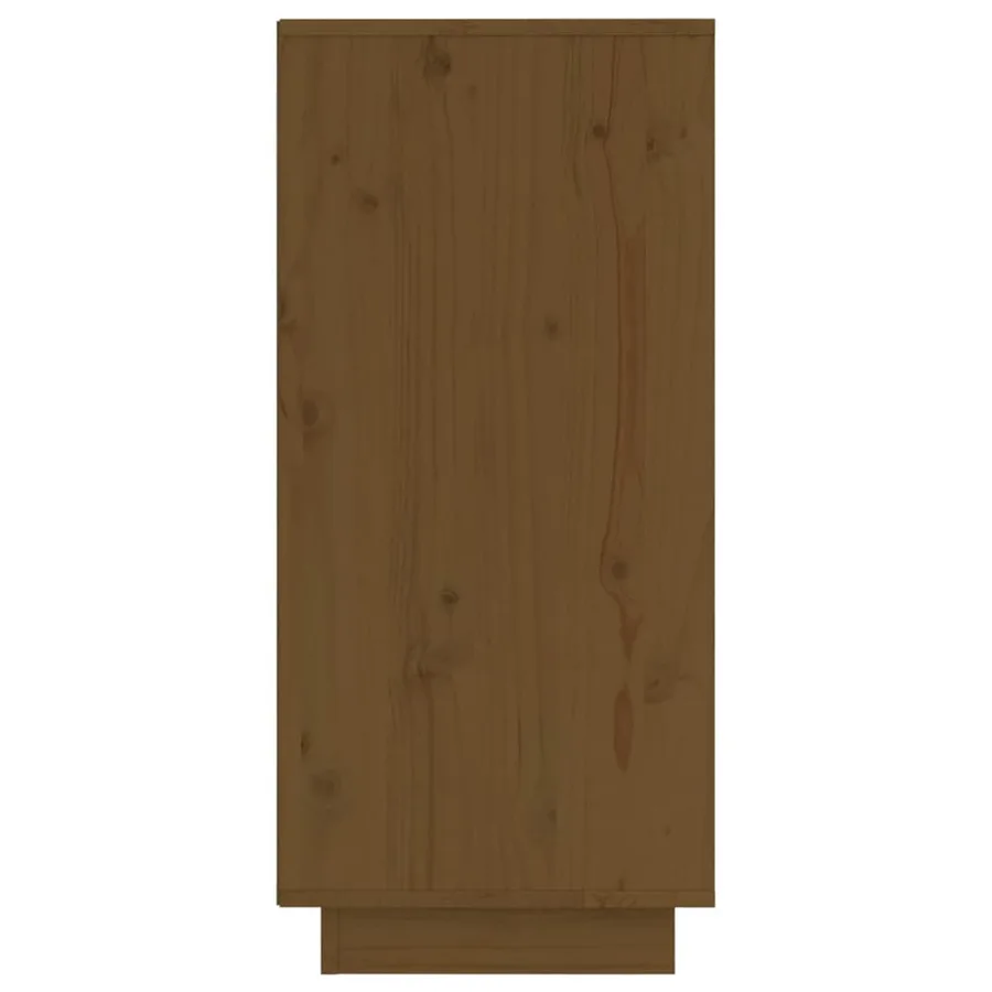 Buffets 2 pcs Marron miel 31,5x34x75 cm Bois massif de pin - 6