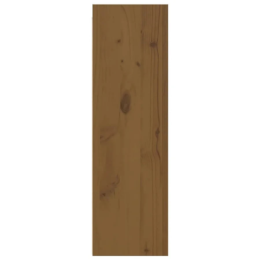 Armoires murales 2 pcs Marron miel 30x30x100 cm Pin massif - 8