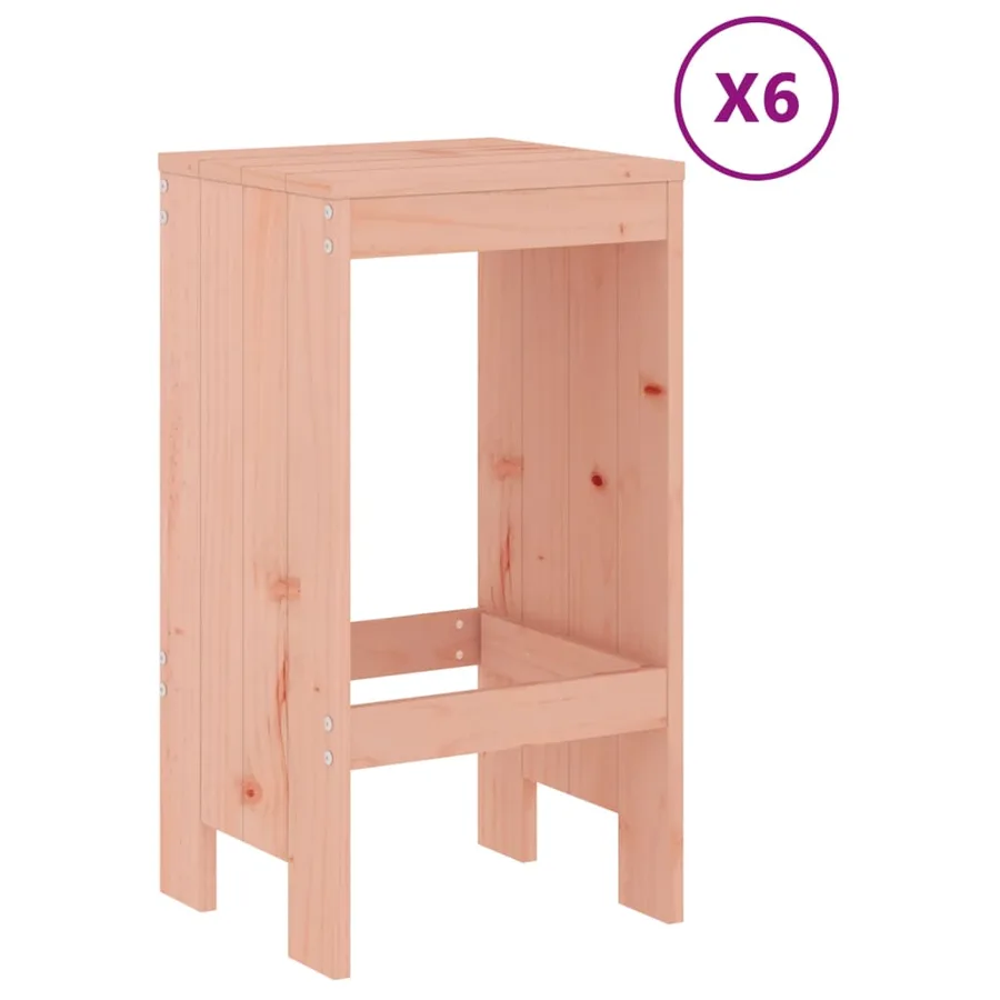 Ensemble de bar de jardin 7 pcs bois massif douglas - 3