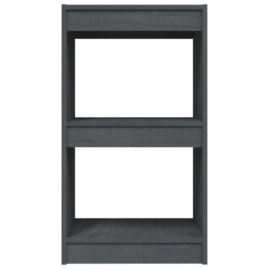 Bibliothèque Gris 40x30x71,5 cm Bois de pin massif - 5
