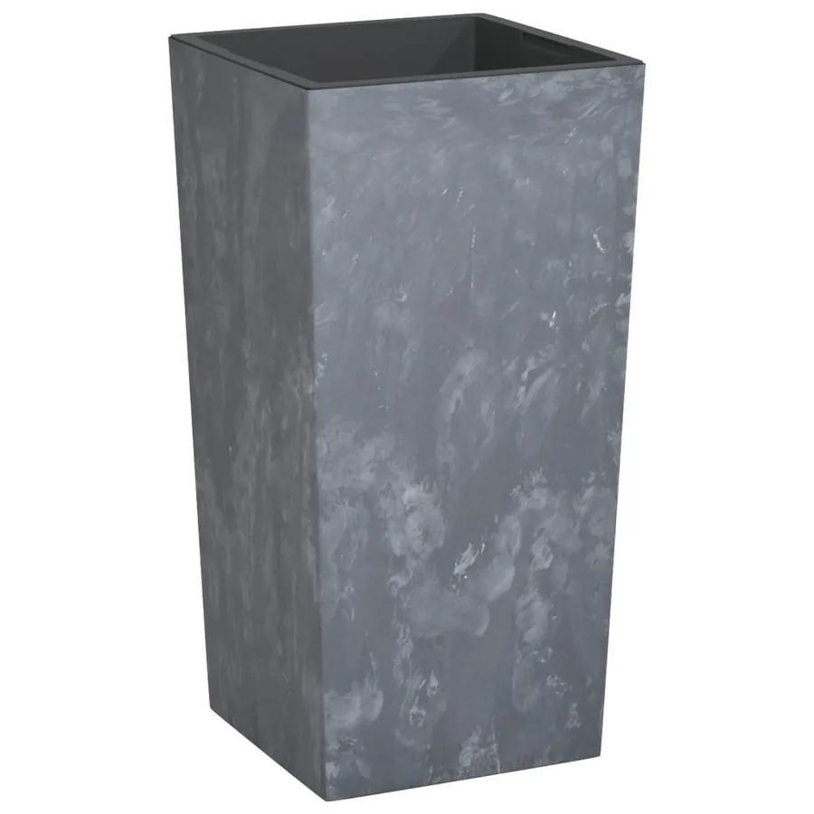 Jardinière et intérieur amovible gris 21/49 L PP aspect béton - 2