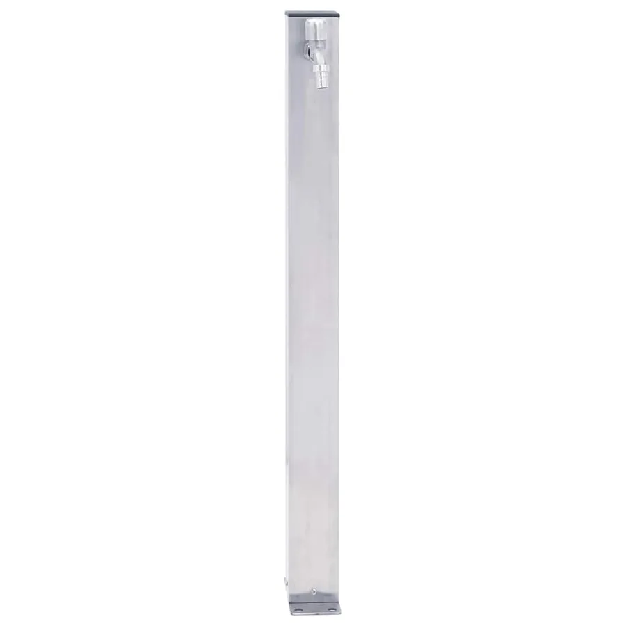 Colonne à eau de jardin 40 cm acier inoxydable carré - 2