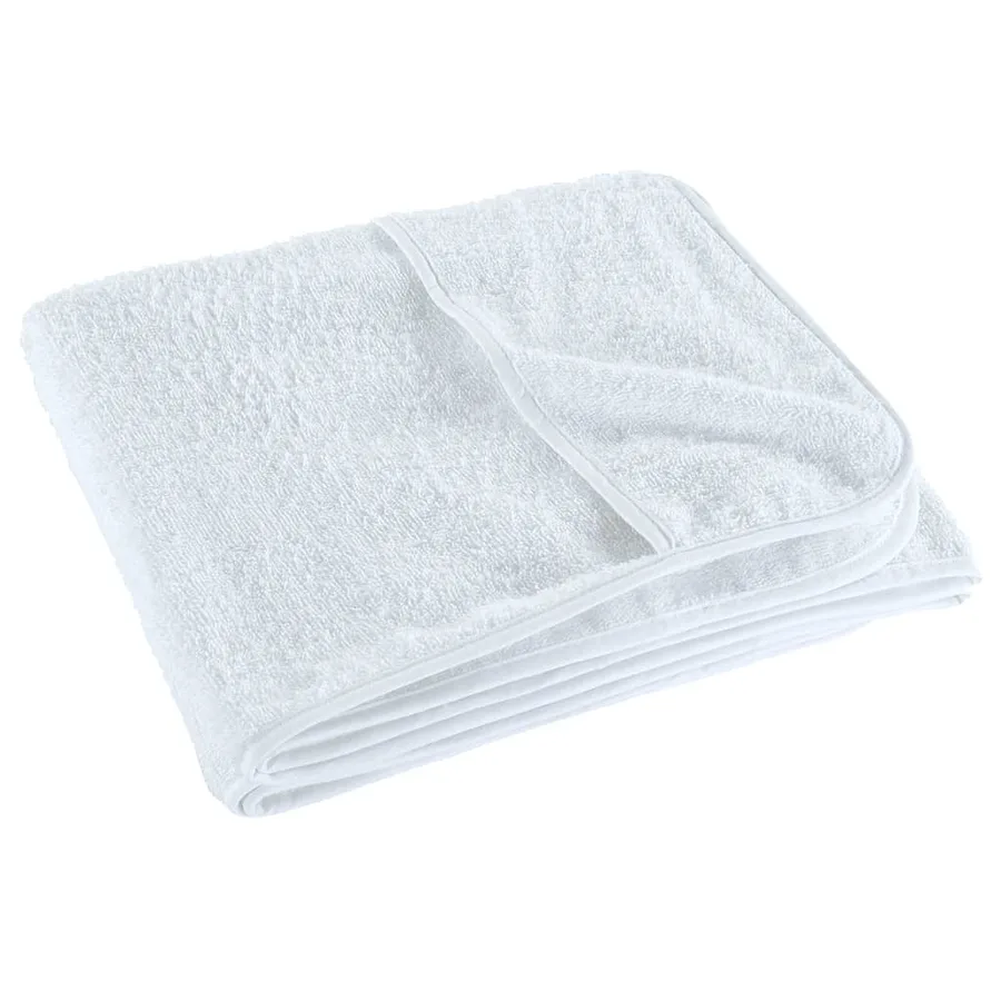 Serviettes de plage 2 pcs blanc 60x135 cm tissu 400 GSM - 5