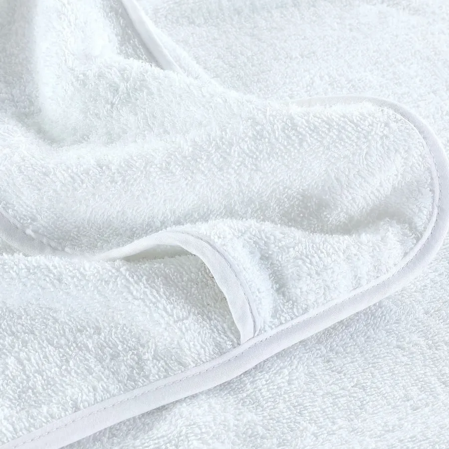 Serviettes de plage 2 pcs blanc 60x135 cm tissu 400 GSM - 7