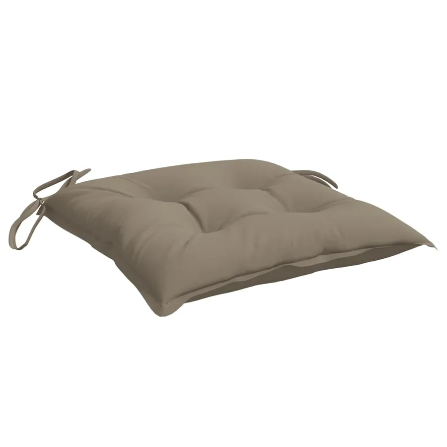Coussins de palette lot de 6 taupe 50x50x7 cm tissu oxford - 5