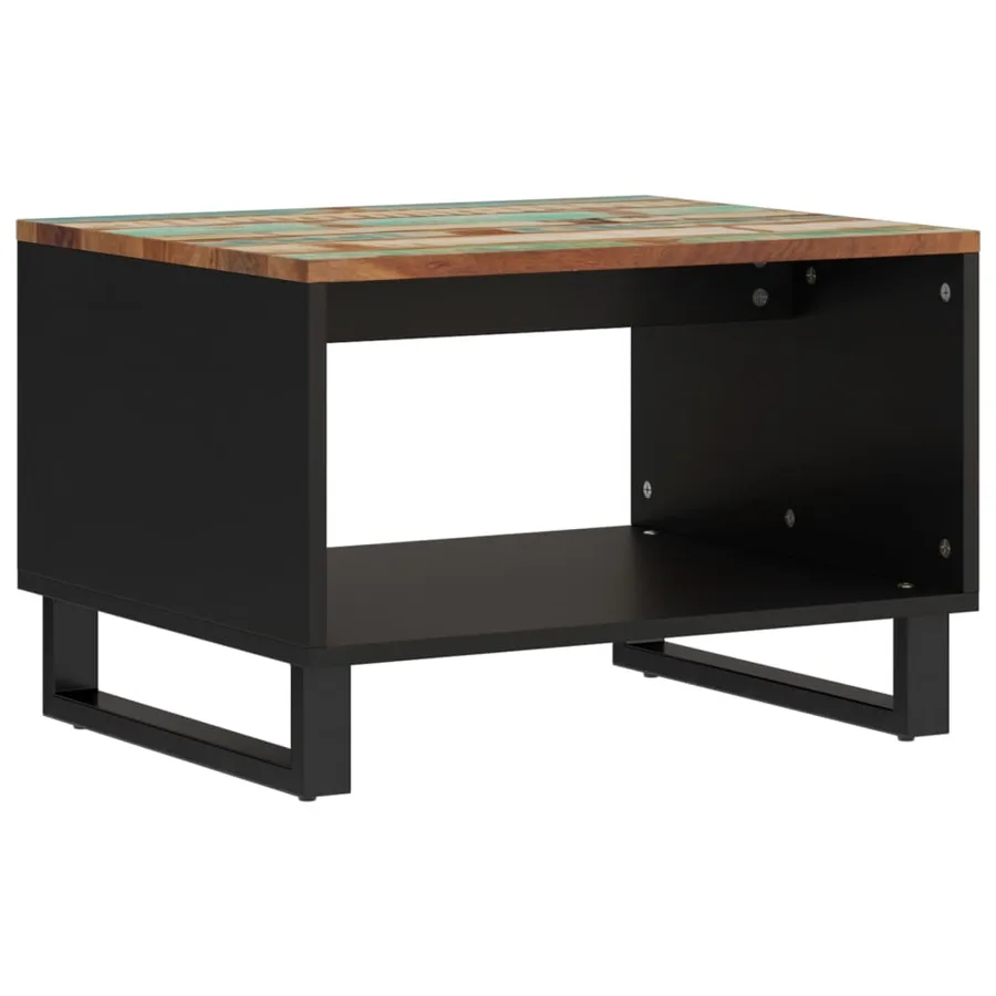 Table basse 60x50x40 cm bois de récupération massif - 2