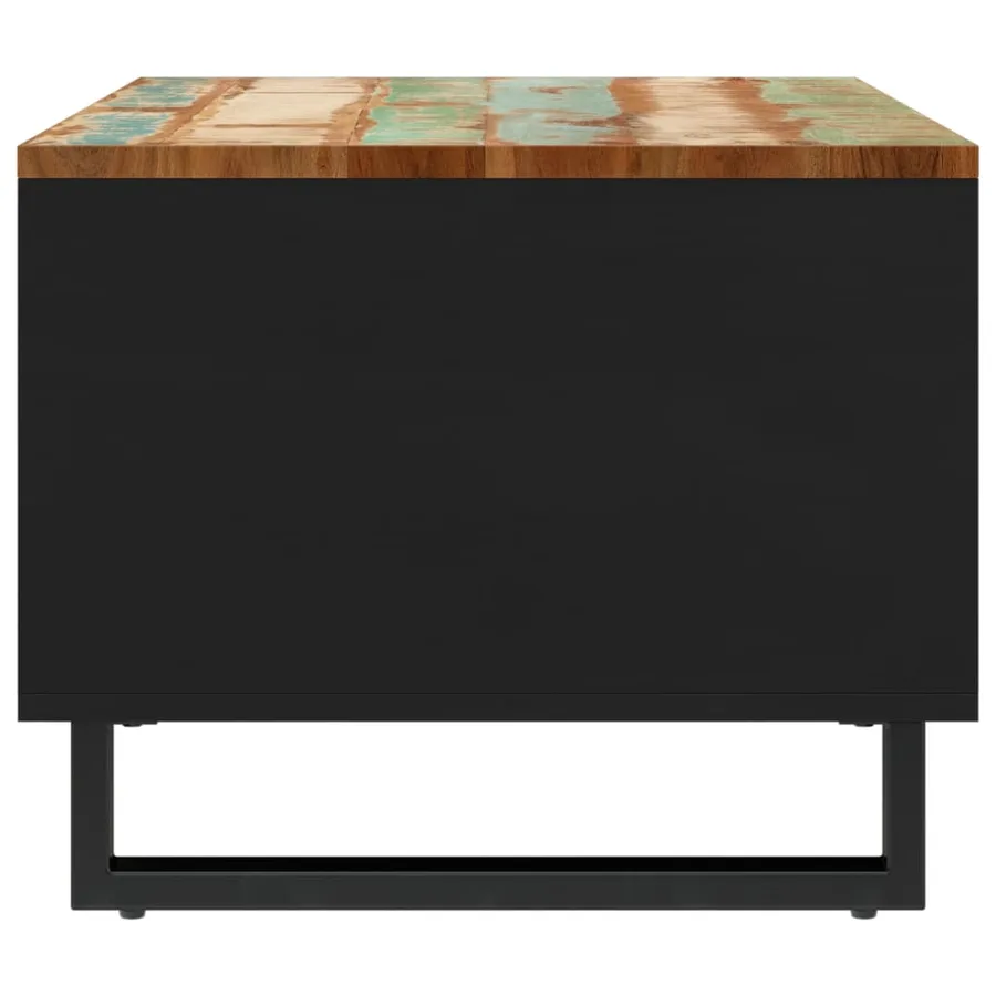 Table basse 60x50x40 cm bois de récupération massif - 4