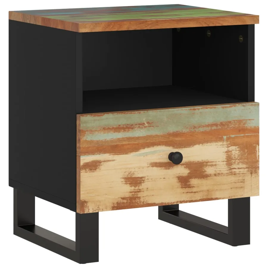 Table de chevet Bois de récupération et d'ingénierie - 13