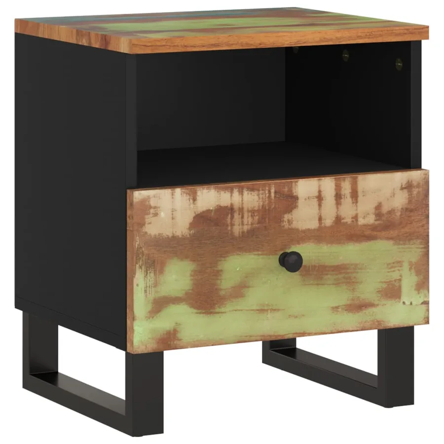 Table de chevet Bois de récupération et d'ingénierie - 2