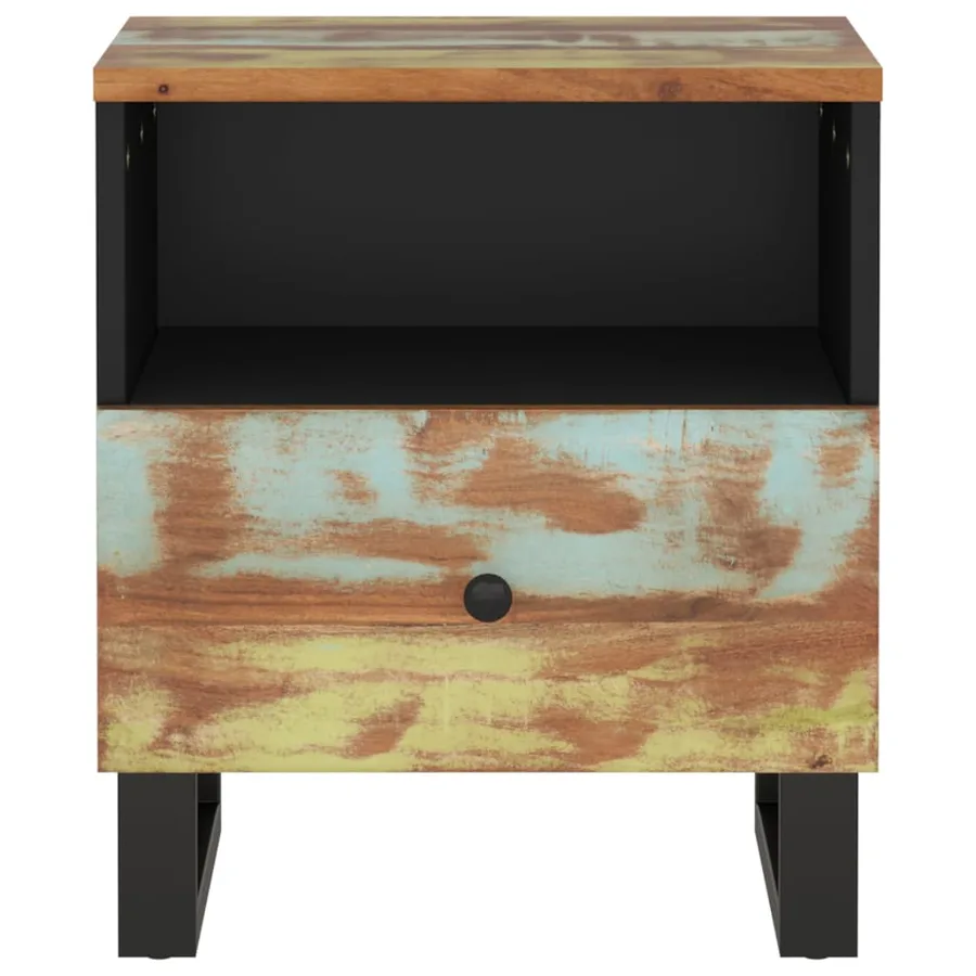 Table de chevet Bois de récupération et d'ingénierie - 4