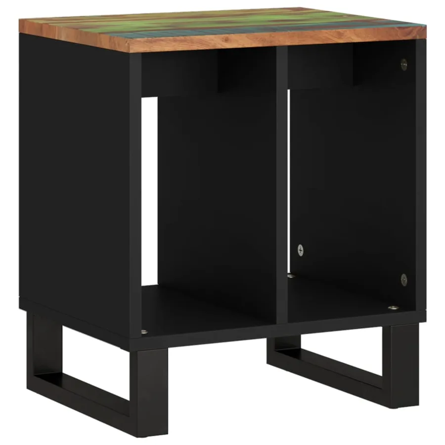 Table d'appoint 40x31x46cm Bois de récupération et d'ingénierie - 12