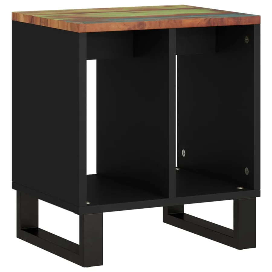 Table d'appoint 40x31x46cm Bois de récupération et d'ingénierie - 2