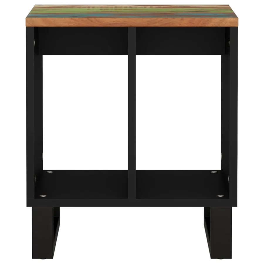 Table d'appoint 40x31x46cm Bois de récupération et d'ingénierie - 4