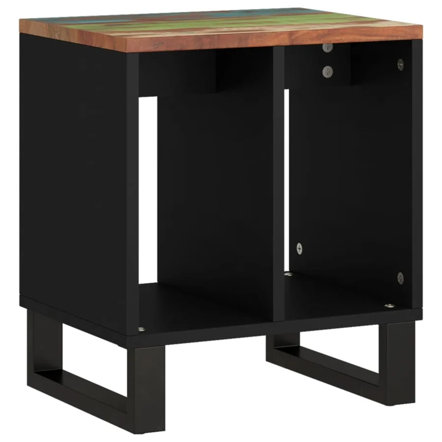 Table d'appoint 40x31x46cm Bois de récupération et d'ingénierie - 5