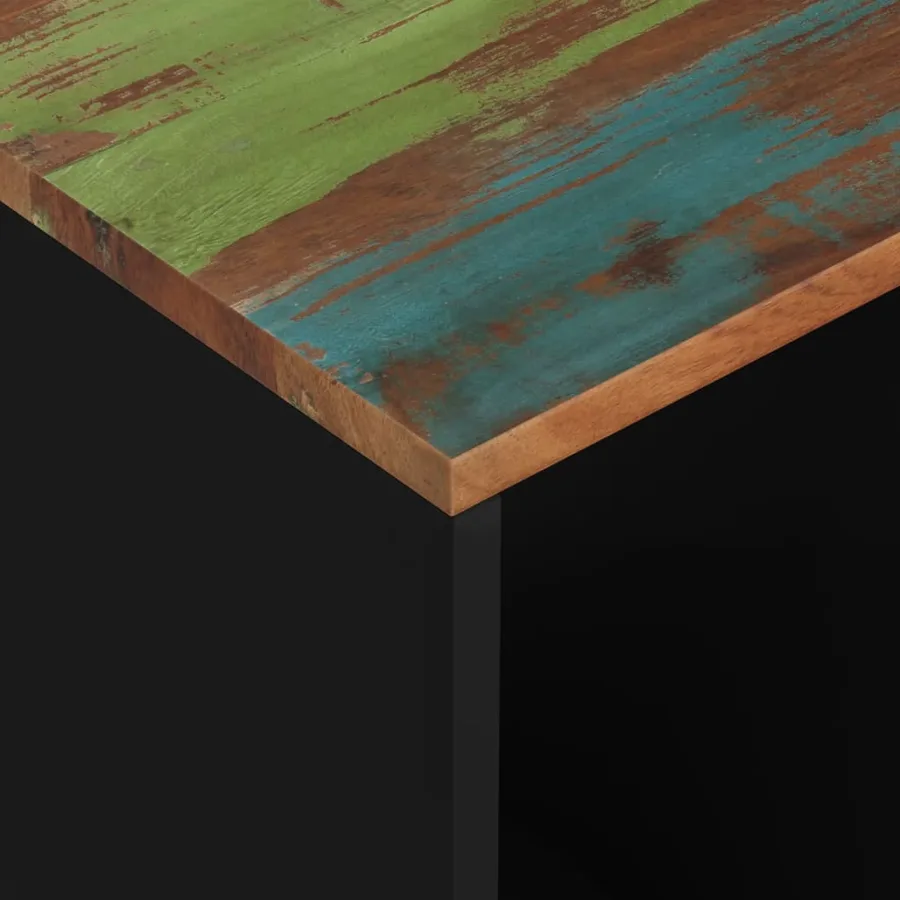 Table d'appoint 40x31x46cm Bois de récupération et d'ingénierie - 7
