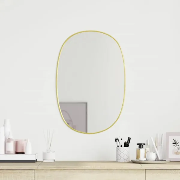 Miroir mural Doré 50x35 cm