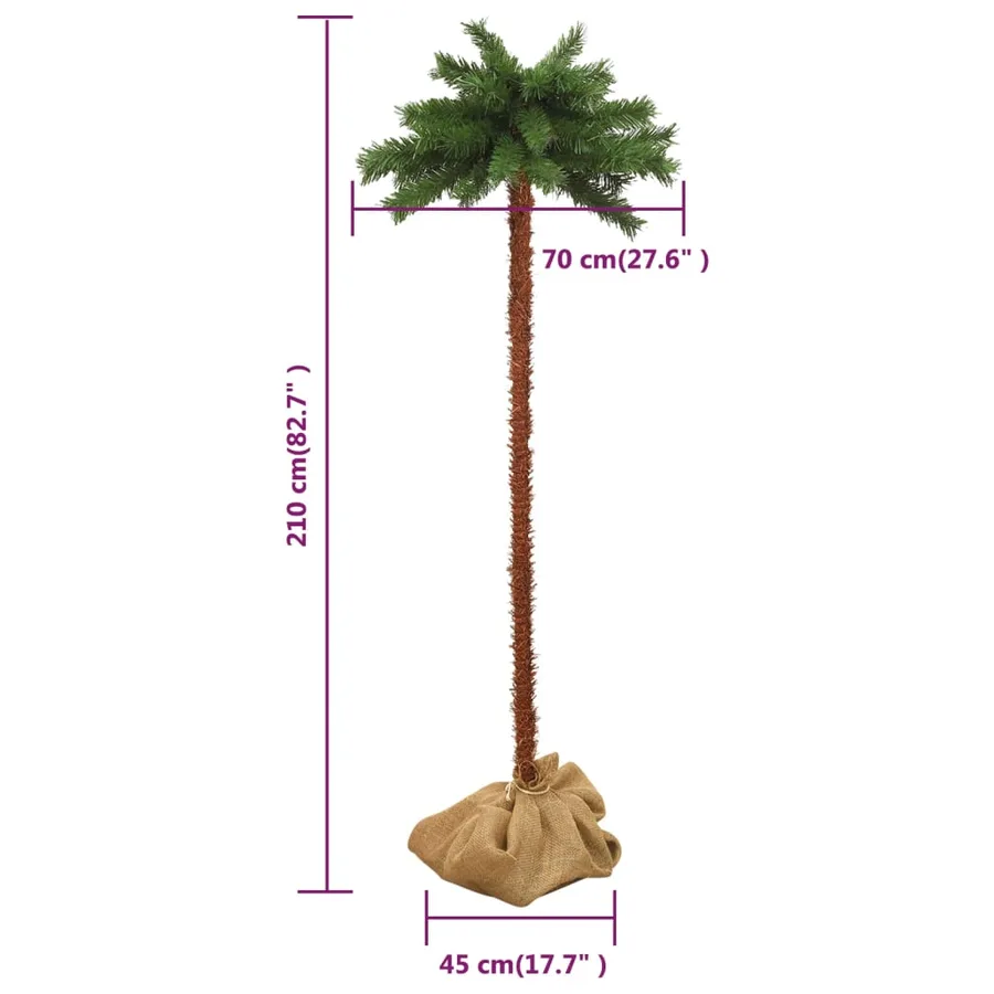 Sapin de Noël avec LED 210 cm - 7