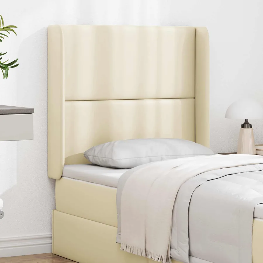 Oreille de tête de lit Crème 80 x 16 x 4 cm PVC