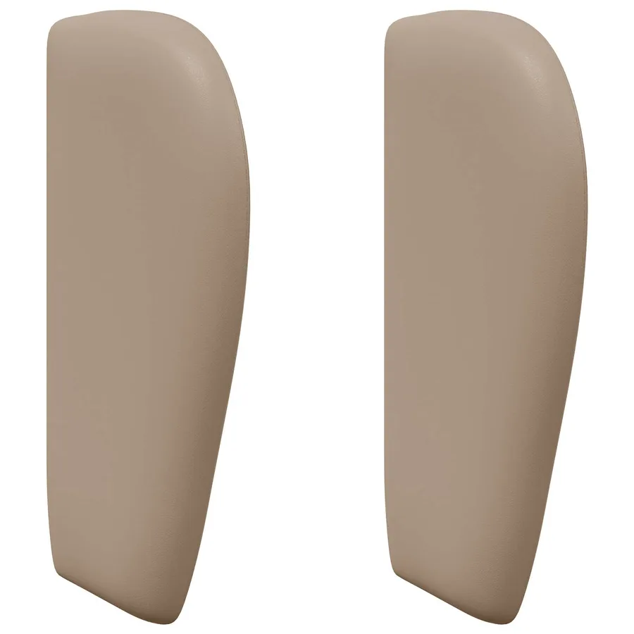 Oreille de tête de lit Tan 40 x 23 x 6 cm PVC - 2