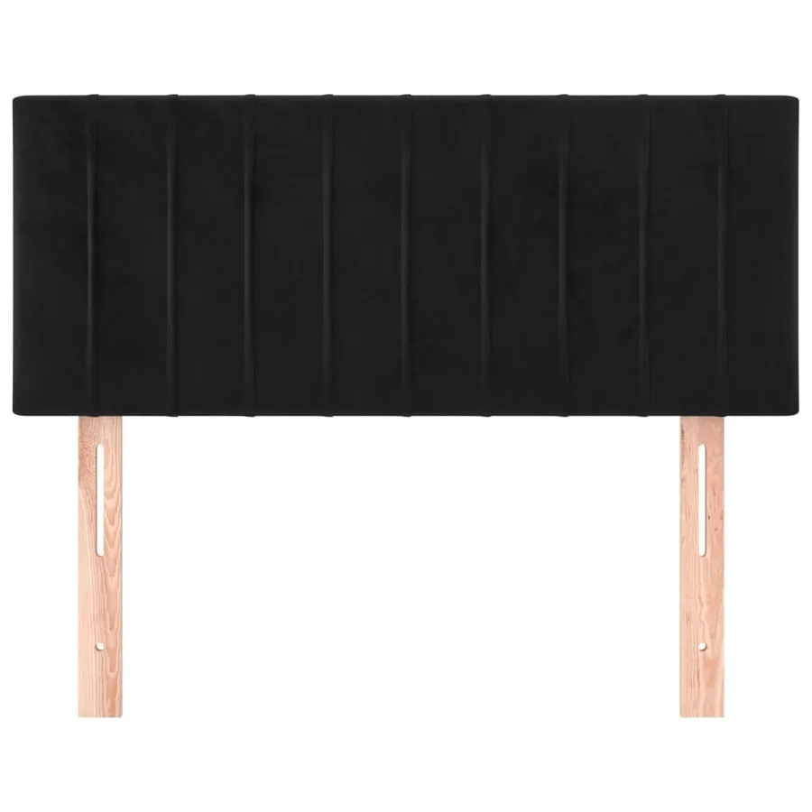 Tête de lit Noir 80x5x78/88 cm Velours - 3