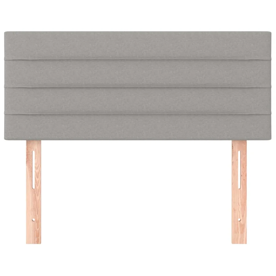 Tête de lit Gris clair 80x5x78/88 cm Tissu - 3