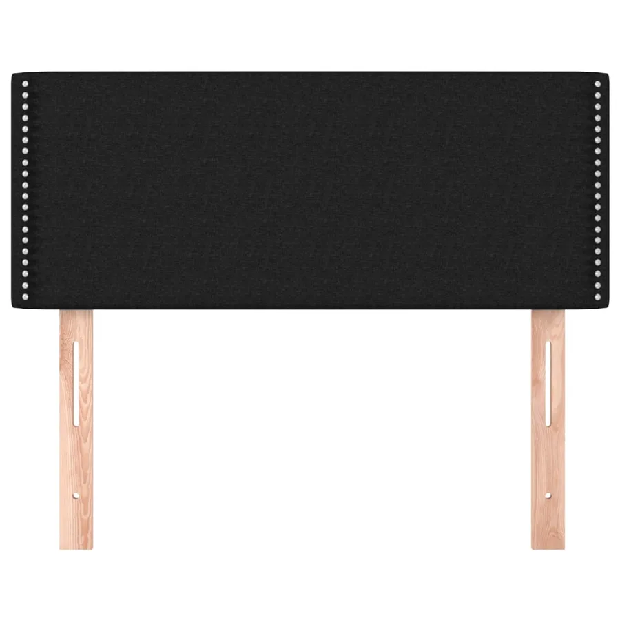 Tête de lit Noir 90x5x78/88 cm Tissu - 3