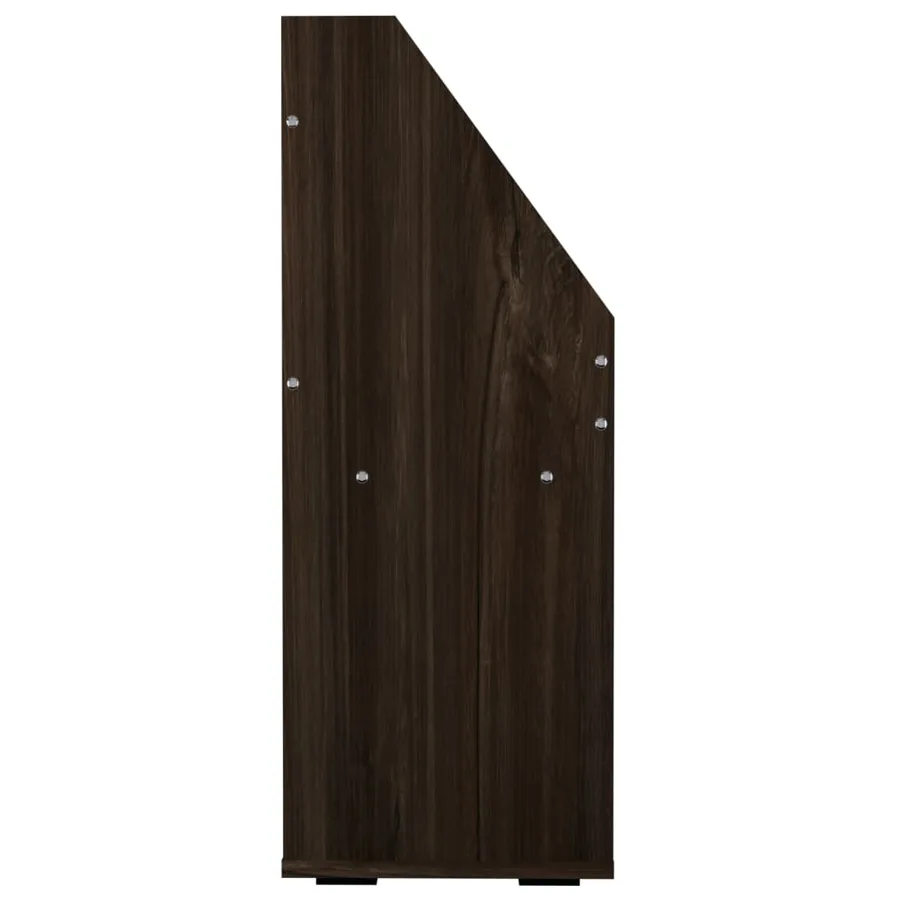 Porte-revue pour enfants Chêne fumé Bois d’ingénierie - 5