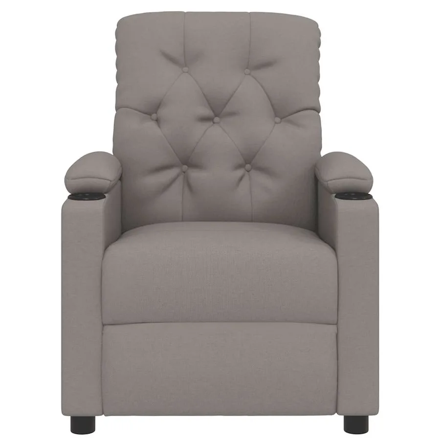 Fauteuil de massage Taupe Tissu - 4