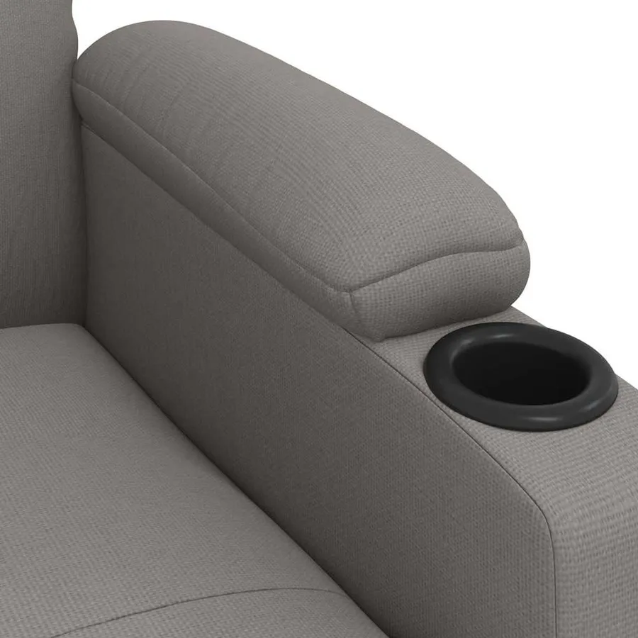 Fauteuil de massage Taupe Tissu - 7