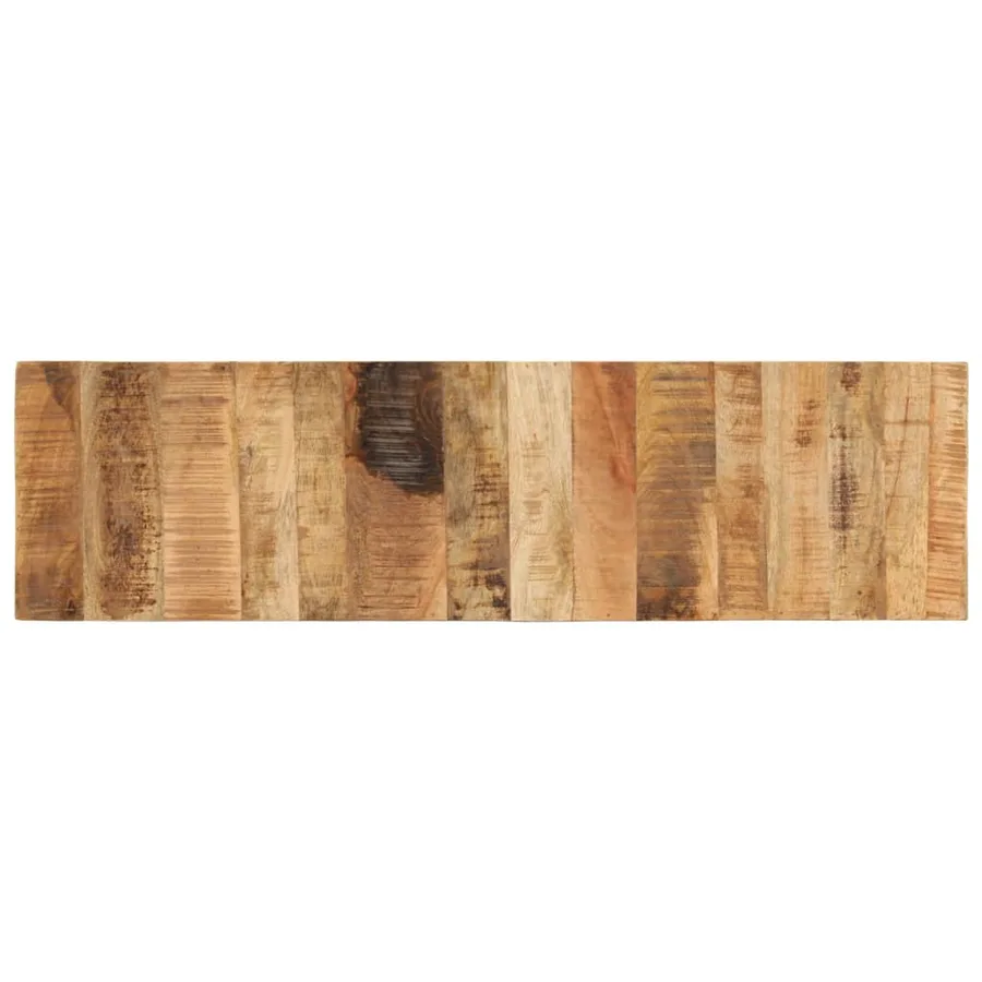 Meuble TV 110x30x40 cm Bois massif de manguier - 3