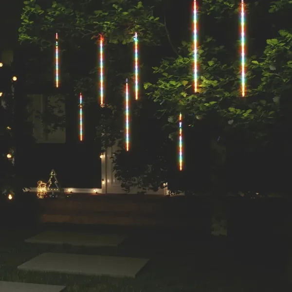 Guirlandes lumineuses 8 pcs 50 cm 288 LED coloré