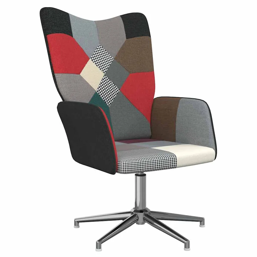 Chaise de relaxation Patchwork Tissu