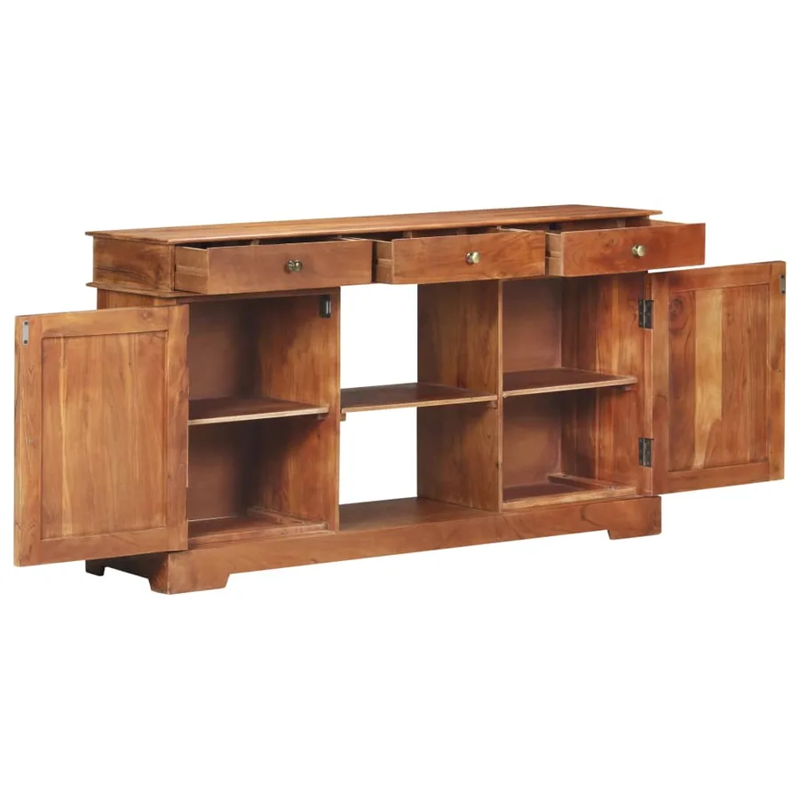 Buffet 135x35x75 cm Bois d'acacia solide - 2