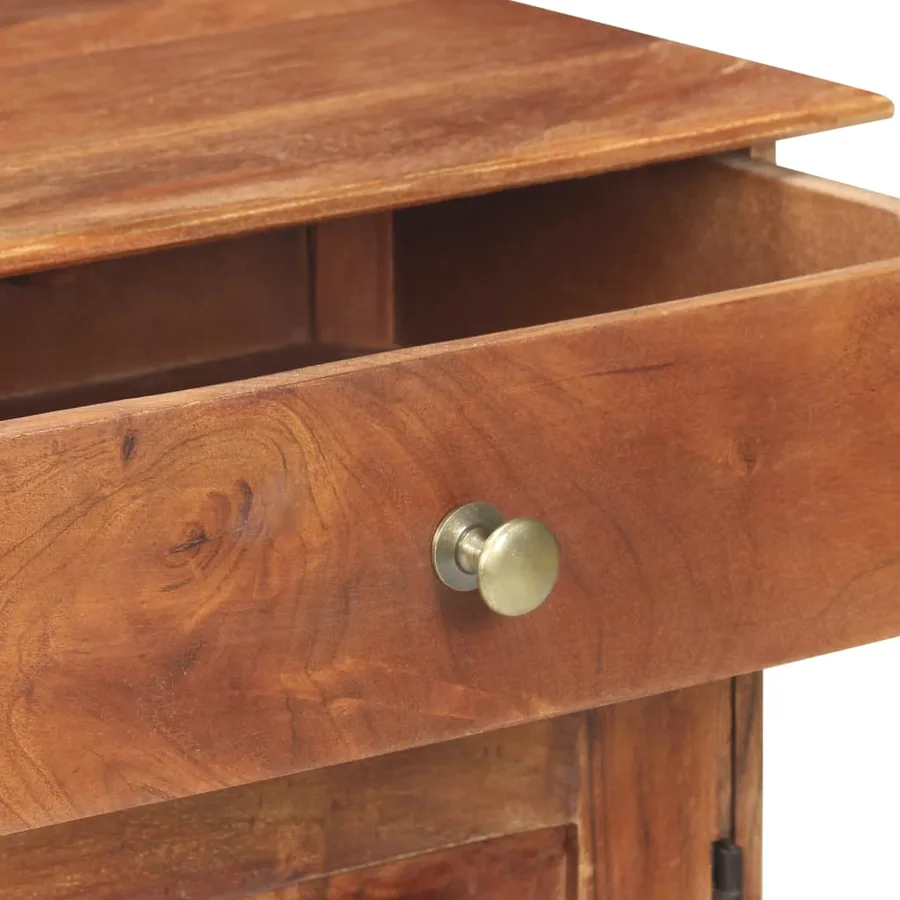 Buffet 135x35x75 cm Bois d'acacia solide - 6