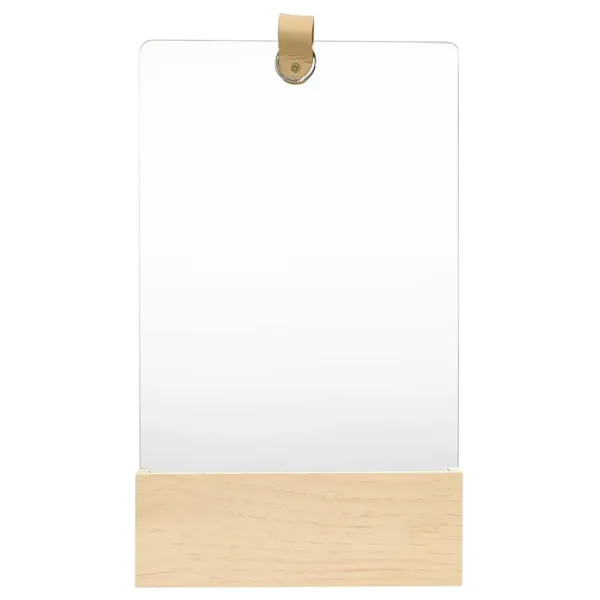 Miroir mural Bois de pin massif 23x39,5 cm