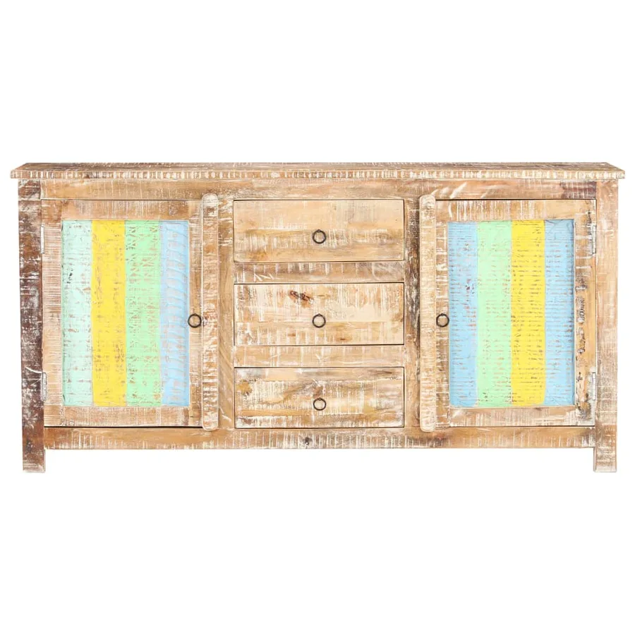 Buffet 151x40x75 cm Bois d'acacia brut - 2