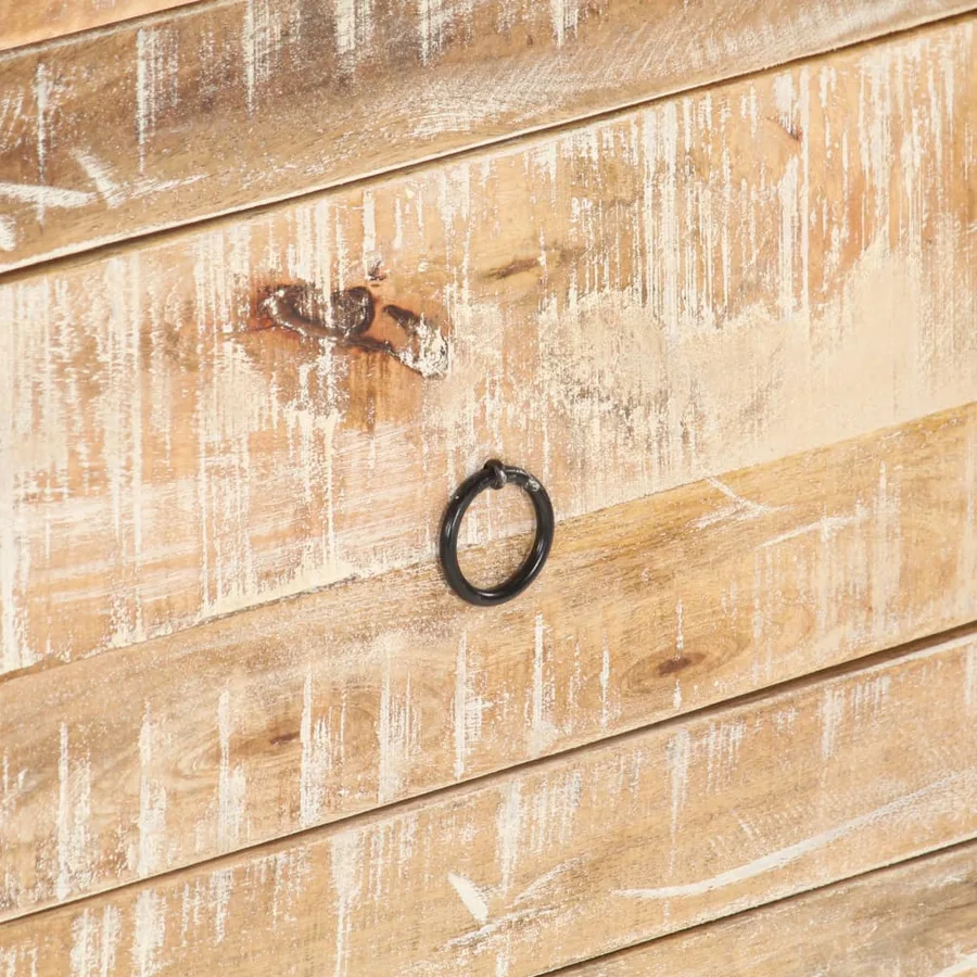 Buffet 151x40x75 cm Bois d'acacia brut - 5