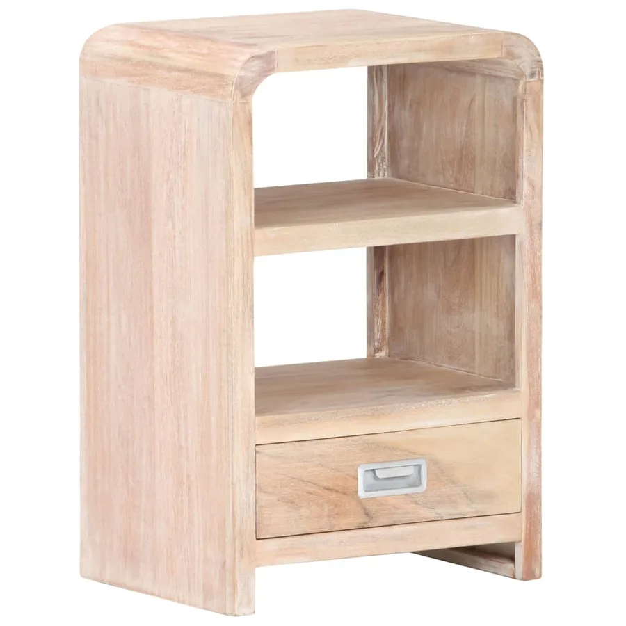Table de chevet 40x30x60 cm Bois d'acacia massif - 11
