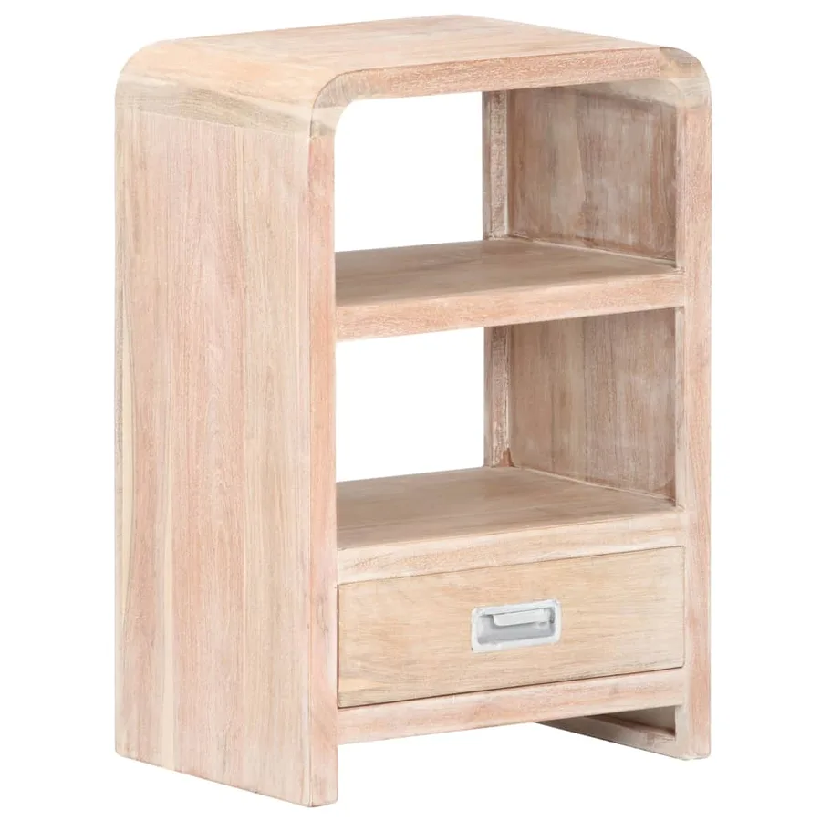 Table de chevet 40x30x60 cm Bois d'acacia massif - 12