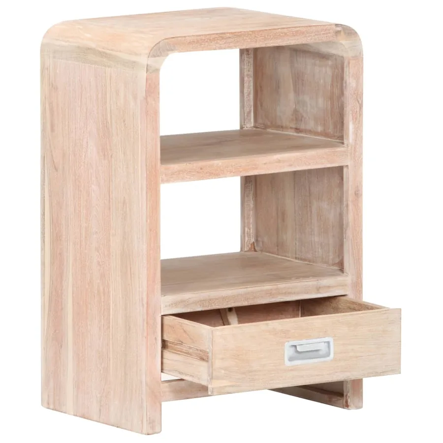 Table de chevet 40x30x60 cm Bois d'acacia massif - 2