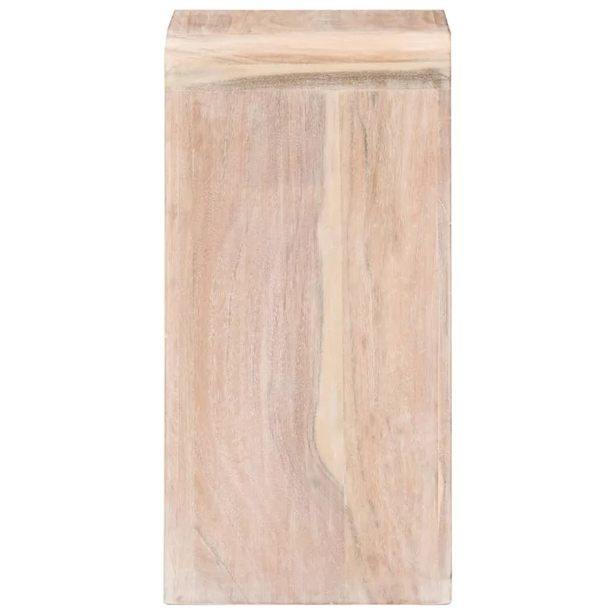 Table de chevet 40x30x60 cm Bois d'acacia massif - 4