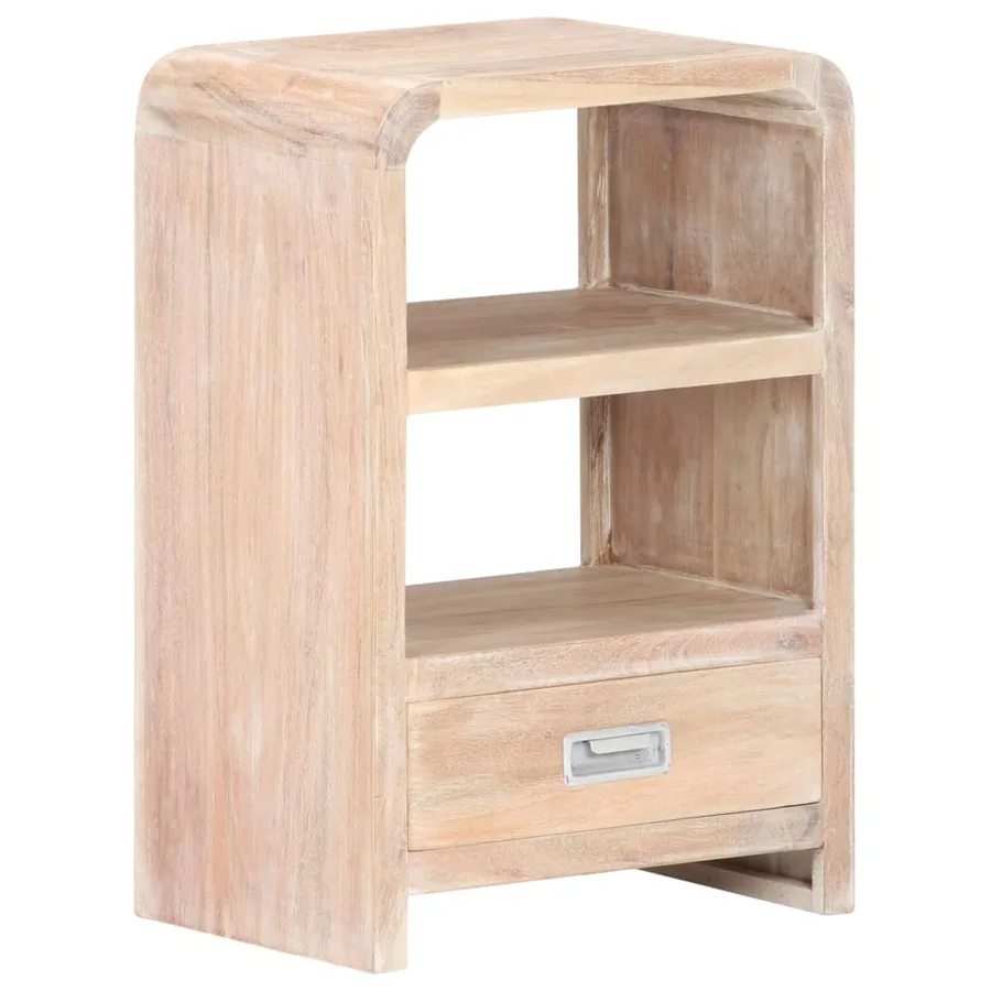 Table de chevet 40x30x60 cm Bois d'acacia massif - 9