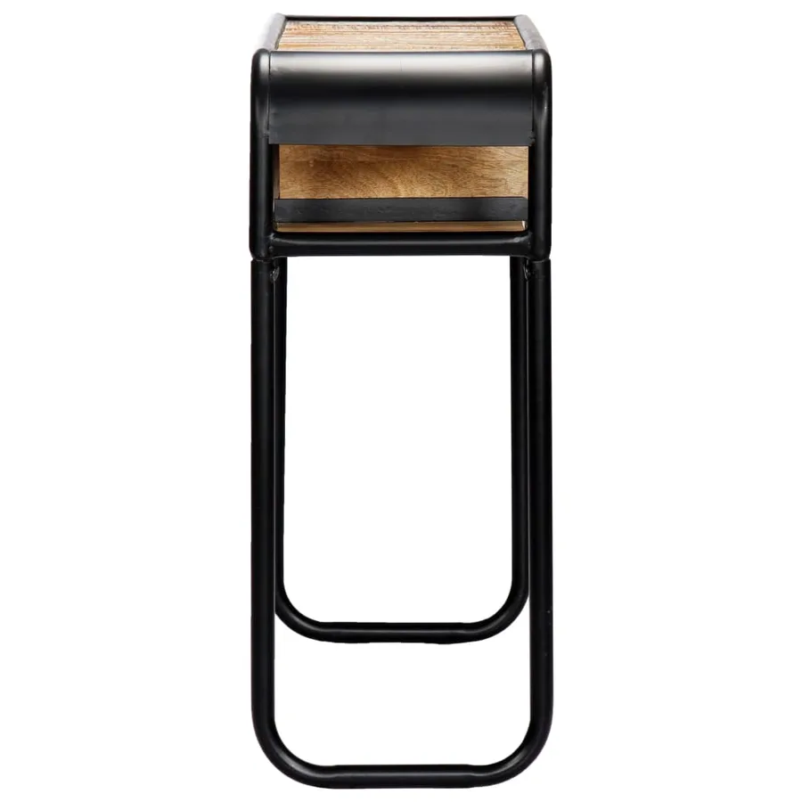Table console 118 x 30 x 75 cm Bois de récupération massif - 4