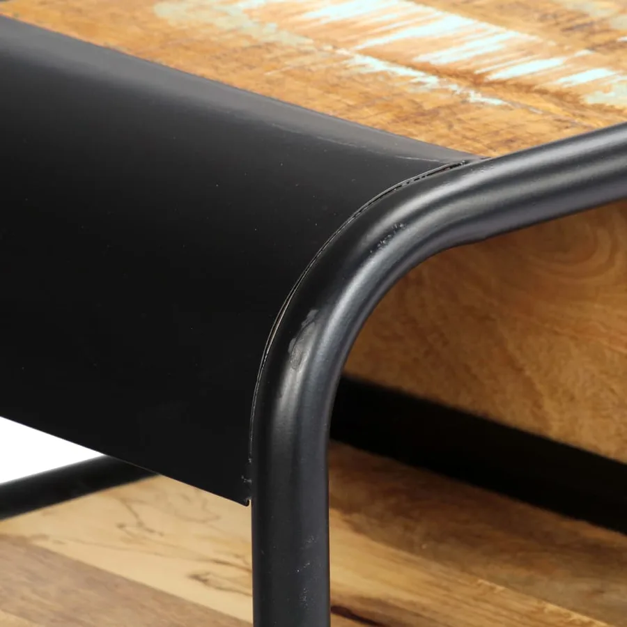 Table console 118 x 30 x 75 cm Bois de récupération massif - 5