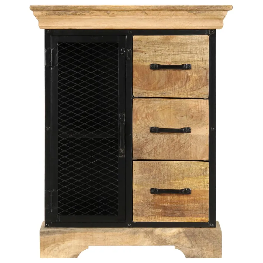 Buffet 60x30x75 cm Bois de manguier massif - 2