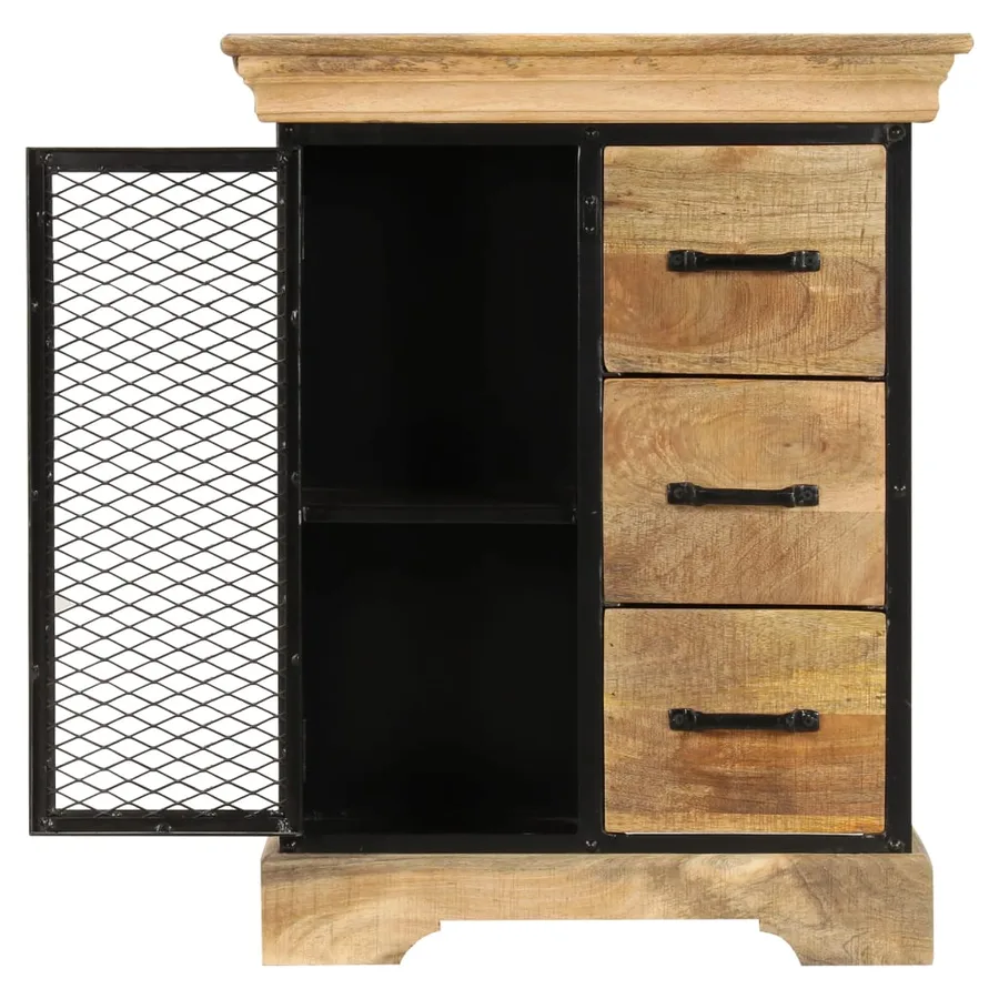 Buffet 60x30x75 cm Bois de manguier massif - 4